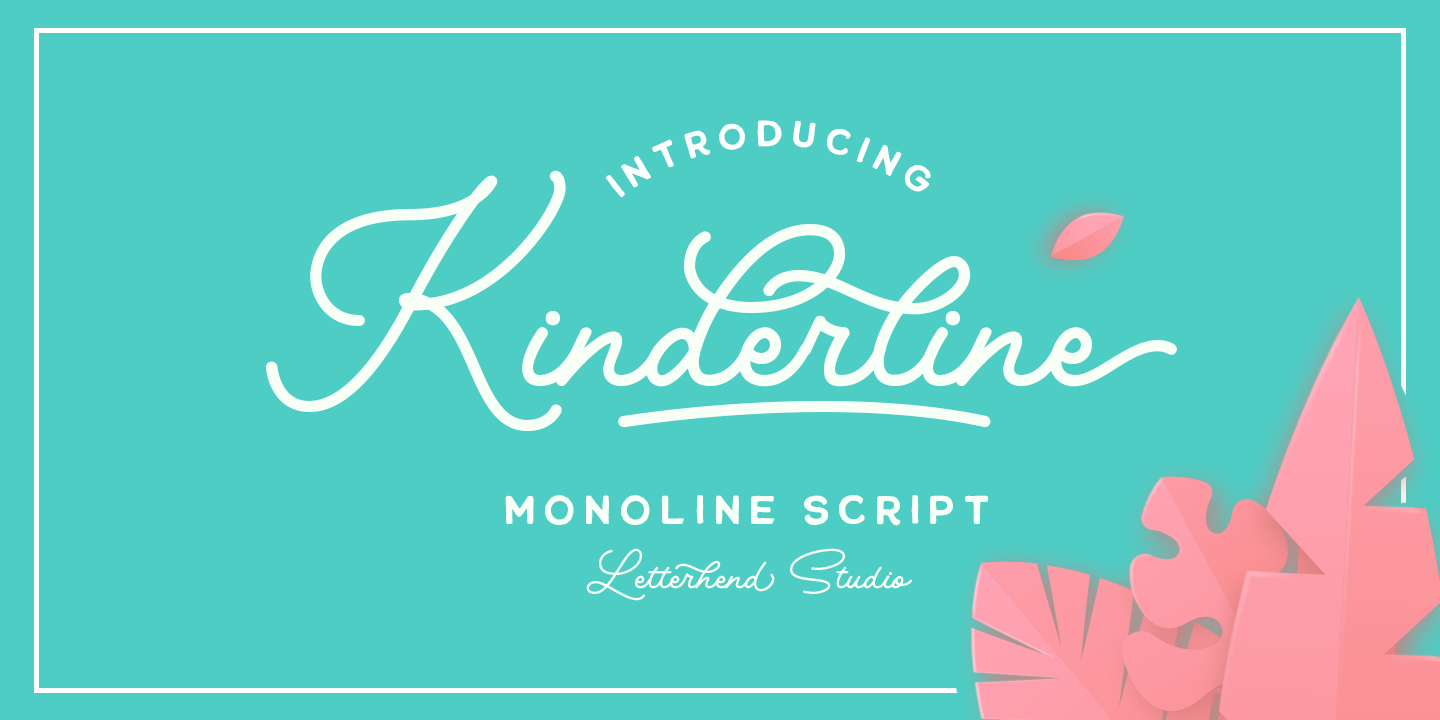 Kinderline Script Font
